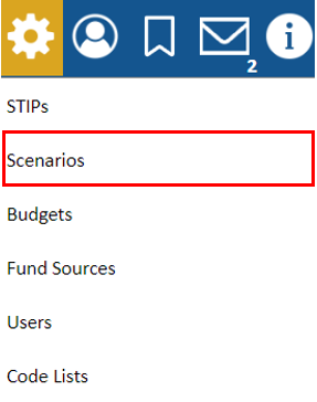 NC STIP Manager Scenarios interface.png